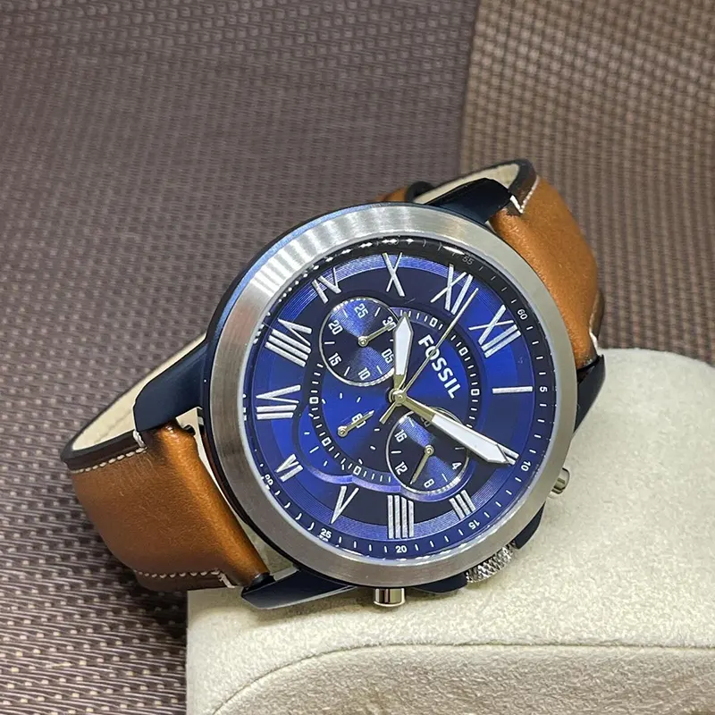 Fossil Grant Chronograph Blue Dial Men's Watch | FS5151